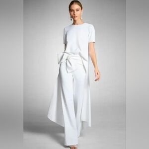 Sachin & Babi Embellished Whitley Pant - White/ Ivory Size 6